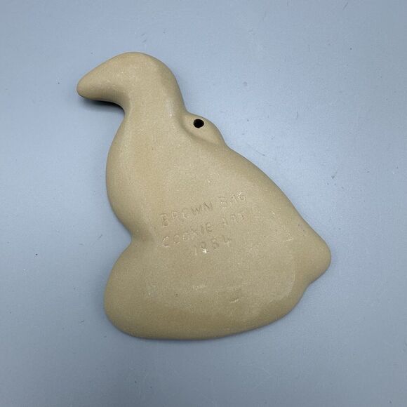 Vtg Brown Bag Cookie Art Mold Goose with Eggs Cookie Press 1984 Easter Duck Eggs - Picture 7 of 7